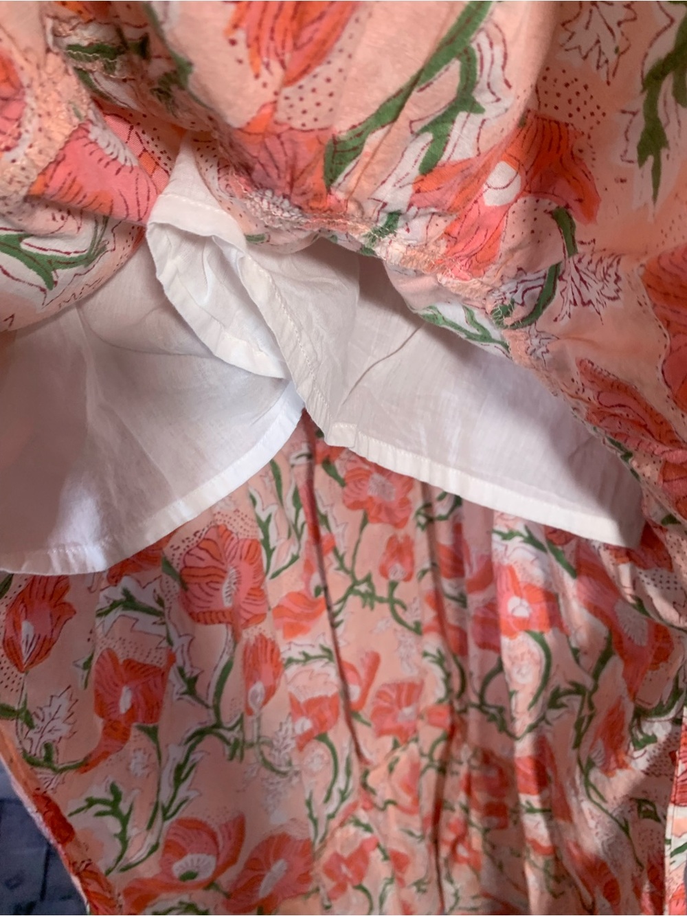 Madison Mathews Womens Maxi Tank Dress Pink Floral Size M Preppy Vacation Cruise - Picture 5 of 8